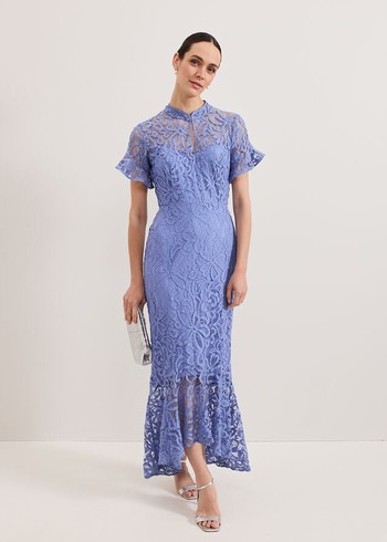 Phase Eight Eadie Dress Blue Australia | JY9152743